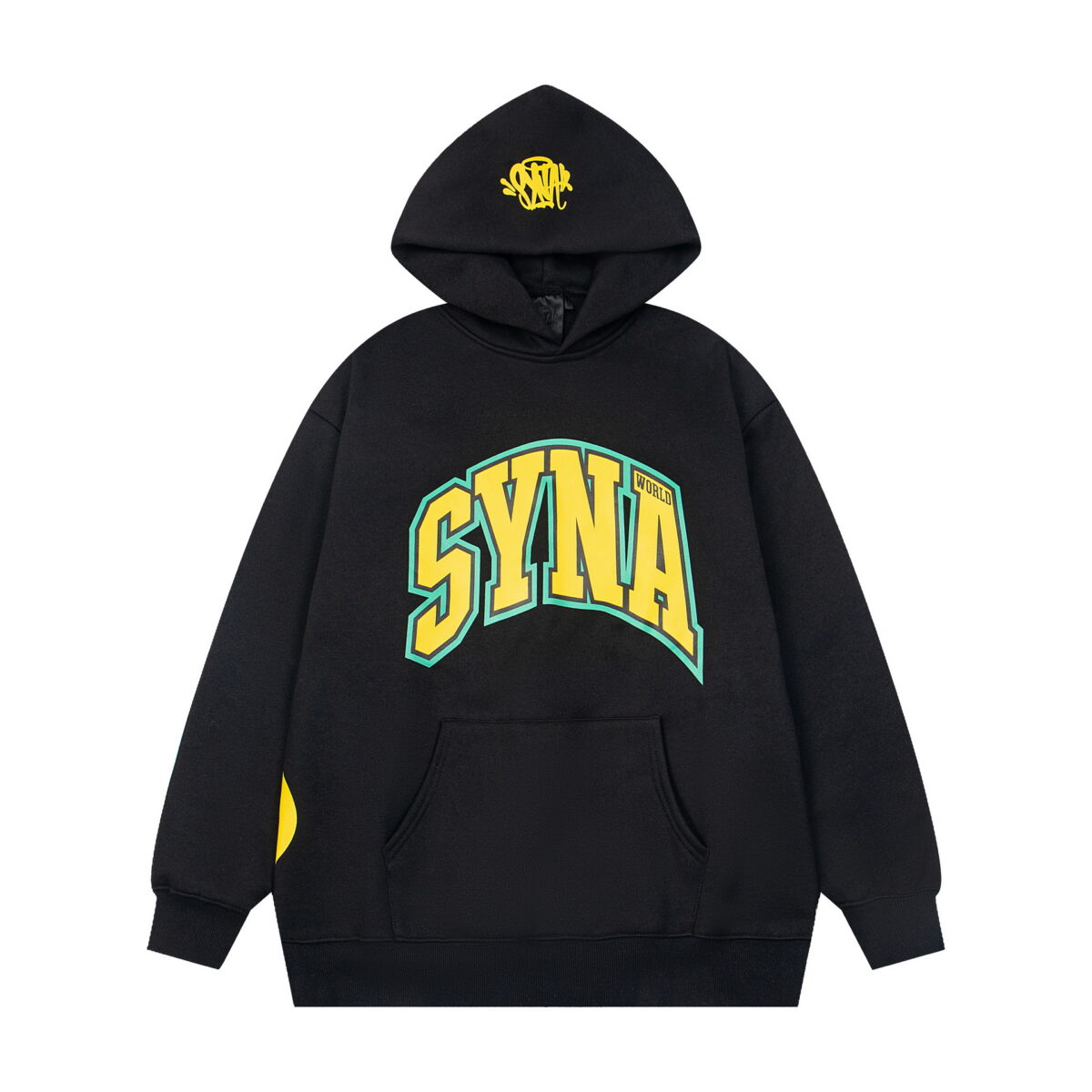 Syna World Varsity Letter Black Hoodie OKZY2026662
