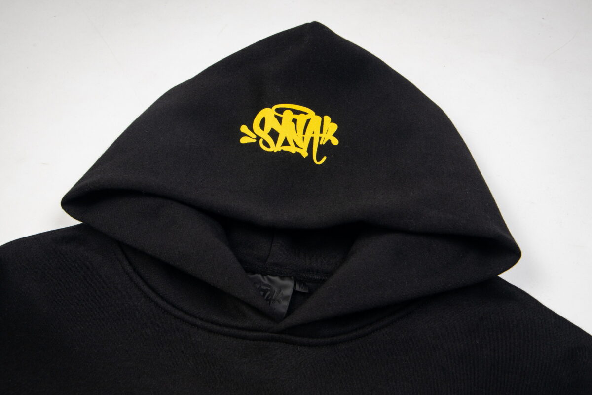Syna World Varsity Letter Black Hoodie OKZY2026662