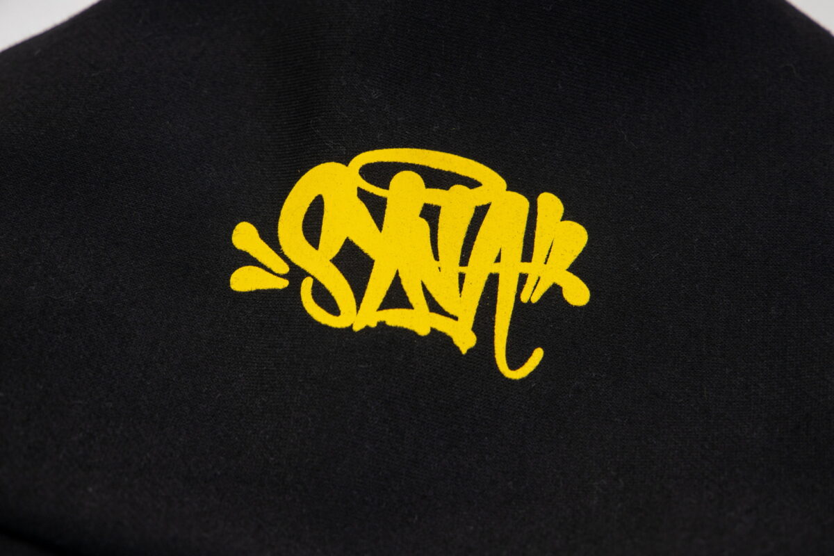 Syna World Varsity Letter Black Hoodie OKZY2026662