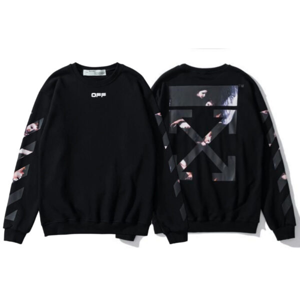 Off White Angel Arrow Black Sweatshirt OKZY2026665