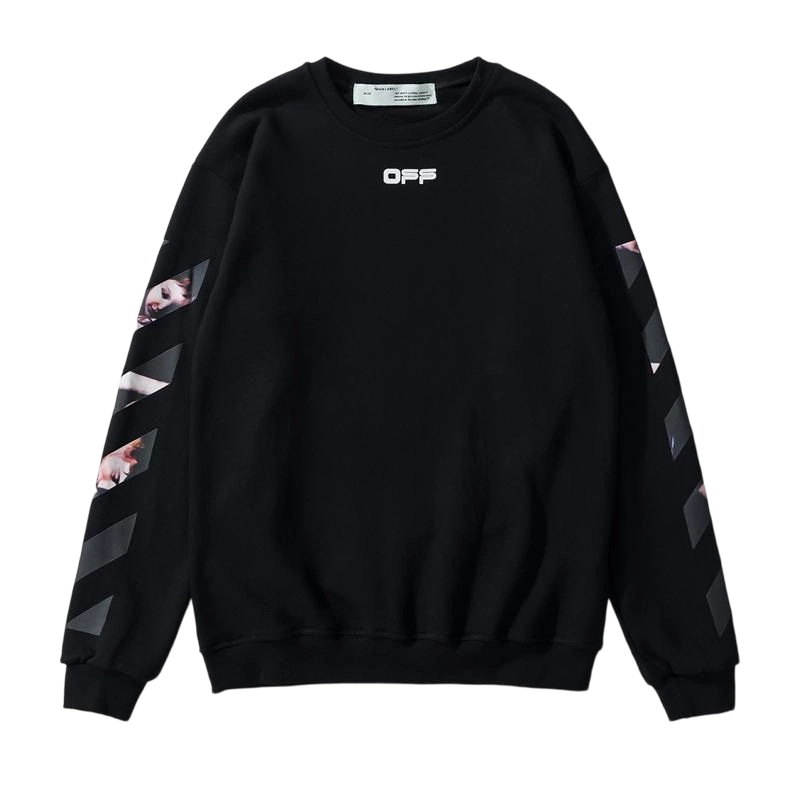 Off White Angel Arrow Black Sweatshirt OKZY2026665