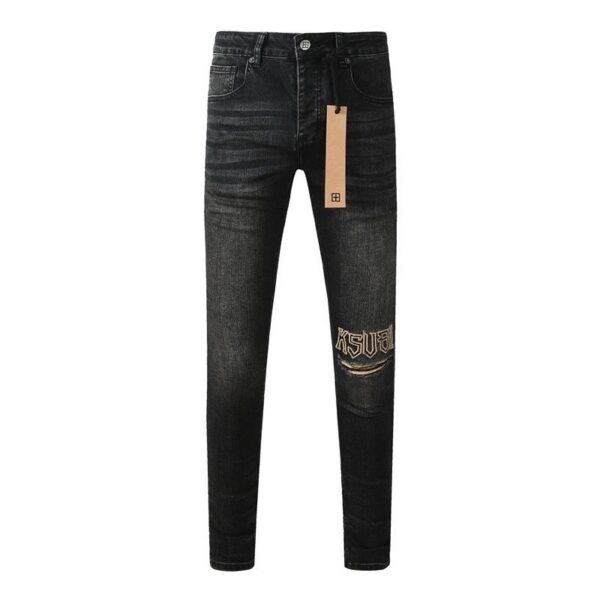 Ksubi Black Distressed Denim Pants OKZY202667