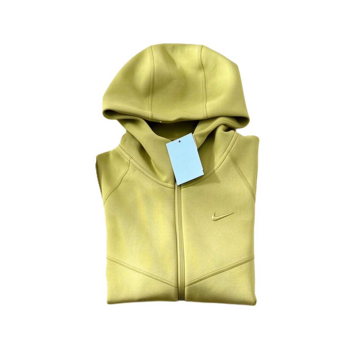 Nike NOCTA Tech Fleece Full Zip Hoodie Lime Green OKZY2026691