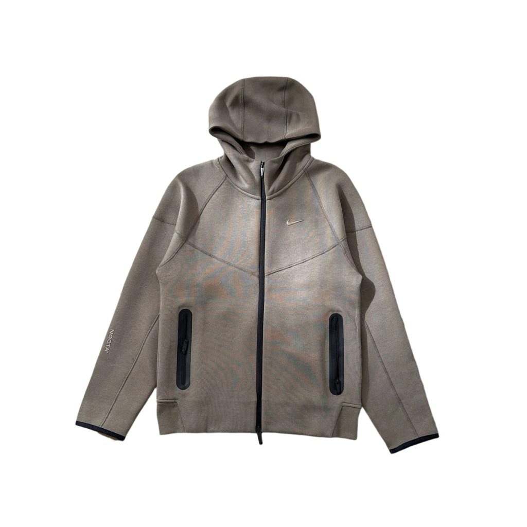 Nike NOCTA Tech Fleece Full Zip Hoodie Taupe OKZY2026693