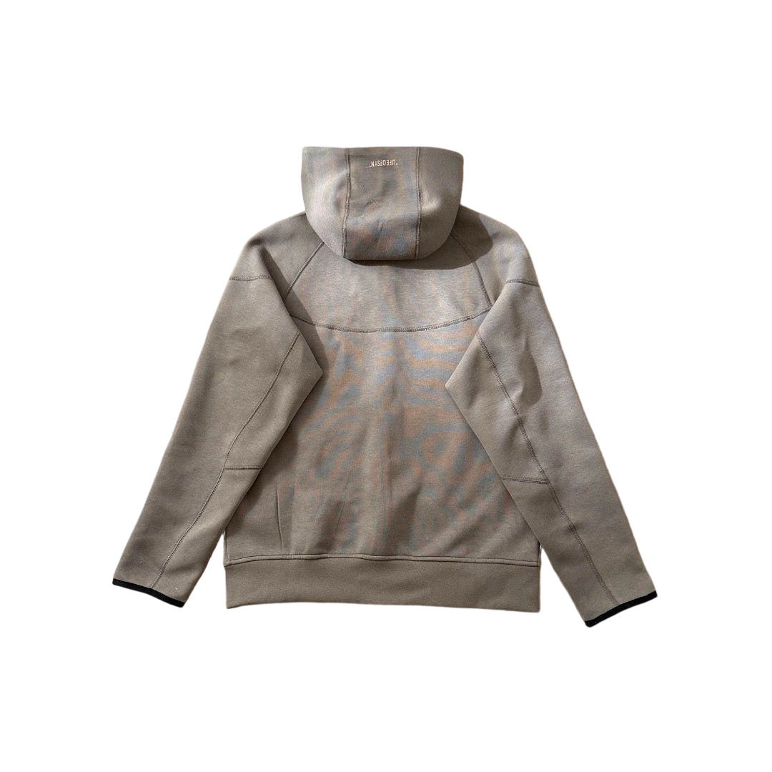 Stussy x Nike Tech Fleece Zip Hoodie Taupe OKZY2026709