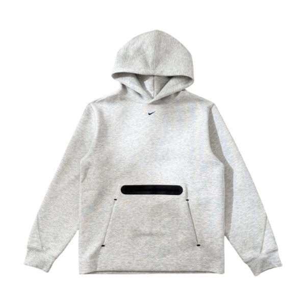 Nike Tech Fleece Pullover Hoodie Grey Heather OKZY2026712