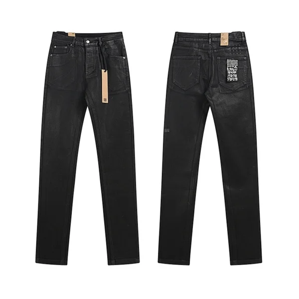 Ksubi Black Slim Fit Vintage Washed Jeans OKZY202673