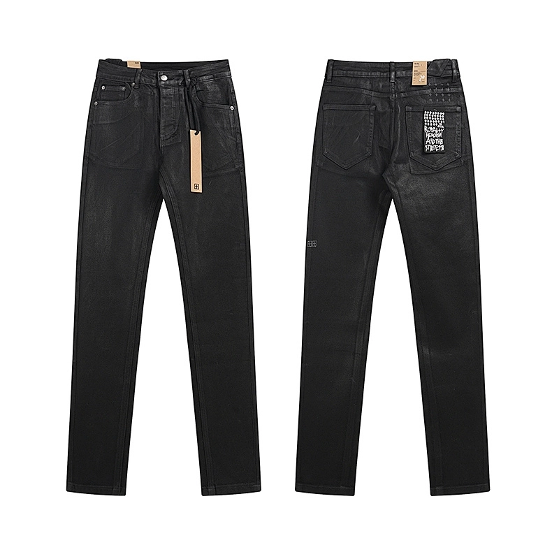 Ksubi Black Slim Fit Vintage Washed Jeans OKZY202673