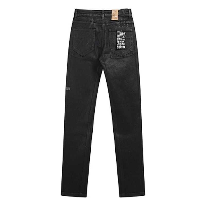 Ksubi Black Slim Fit Vintage Washed Jeans OKZY202673