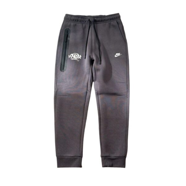 Nike Tech Fleece Jogger Dark Grey Graffiti Print OKZY2026741