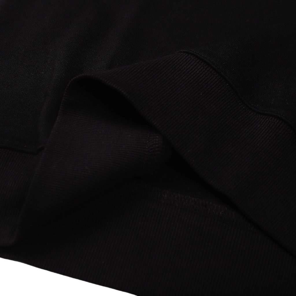 STONE ISLAN loose round neck hoodie Black OKZY2026743