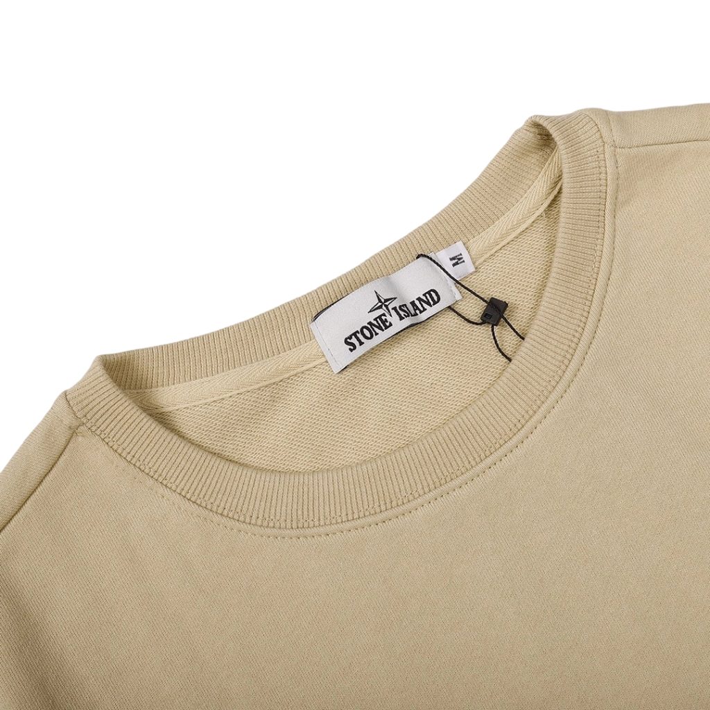 STONE ISLAN loose round neck hoodieapricot colored OKZY2026748
