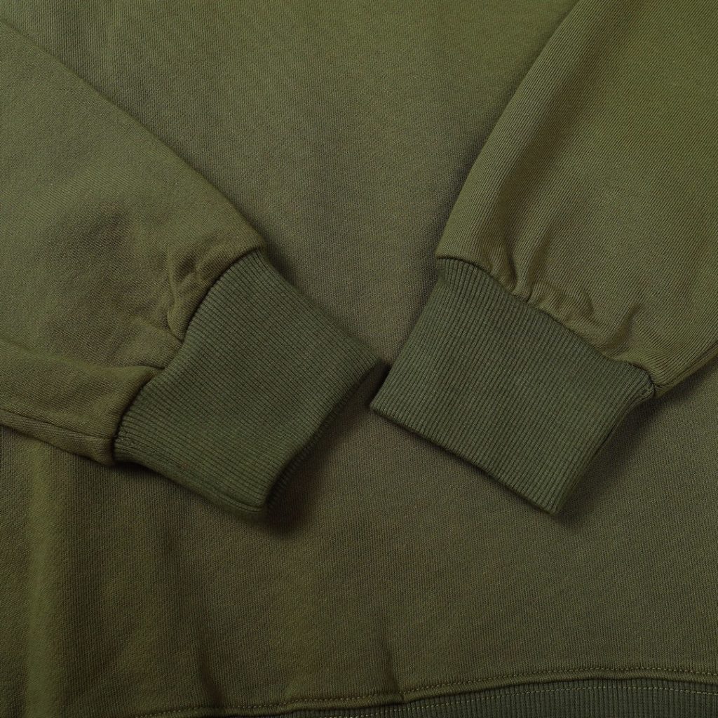 STONE ISLAN loose round neck hoodie military green OKZY2026750