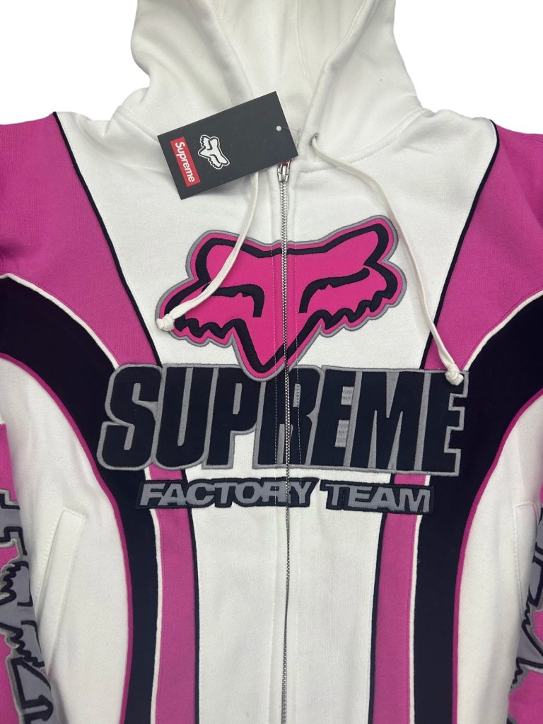 Supreme x Fox Racing Zip Up Hooded Sweatshirt OKZY2026766