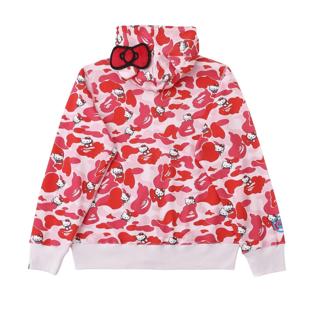 BAPE × Hello Kitty 26ss Pink Camo Co branded Zipper Hoodie OKZY2026770
