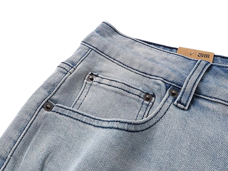 Ksubi Light Wash Multi‑Rip Jeans OKZY202677