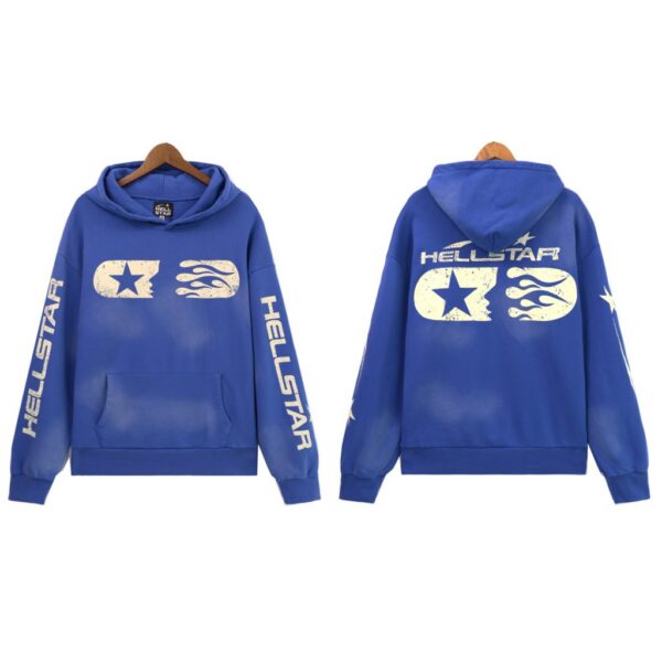 Hellstar Versatile Hoodie Blue OKZY2026782