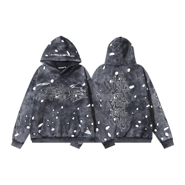 Hellstar Washed Old High Street Retro Hoodie OKZY2026787
