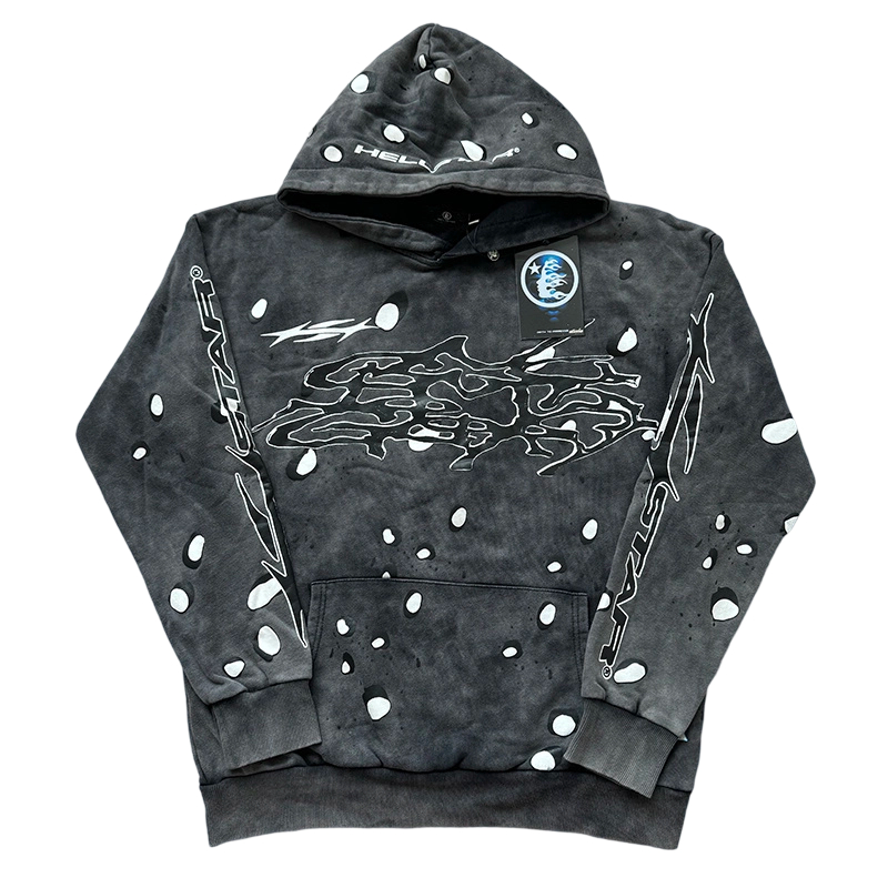 Hellstar Washed Old High Street Retro Hoodie OKZY2026787