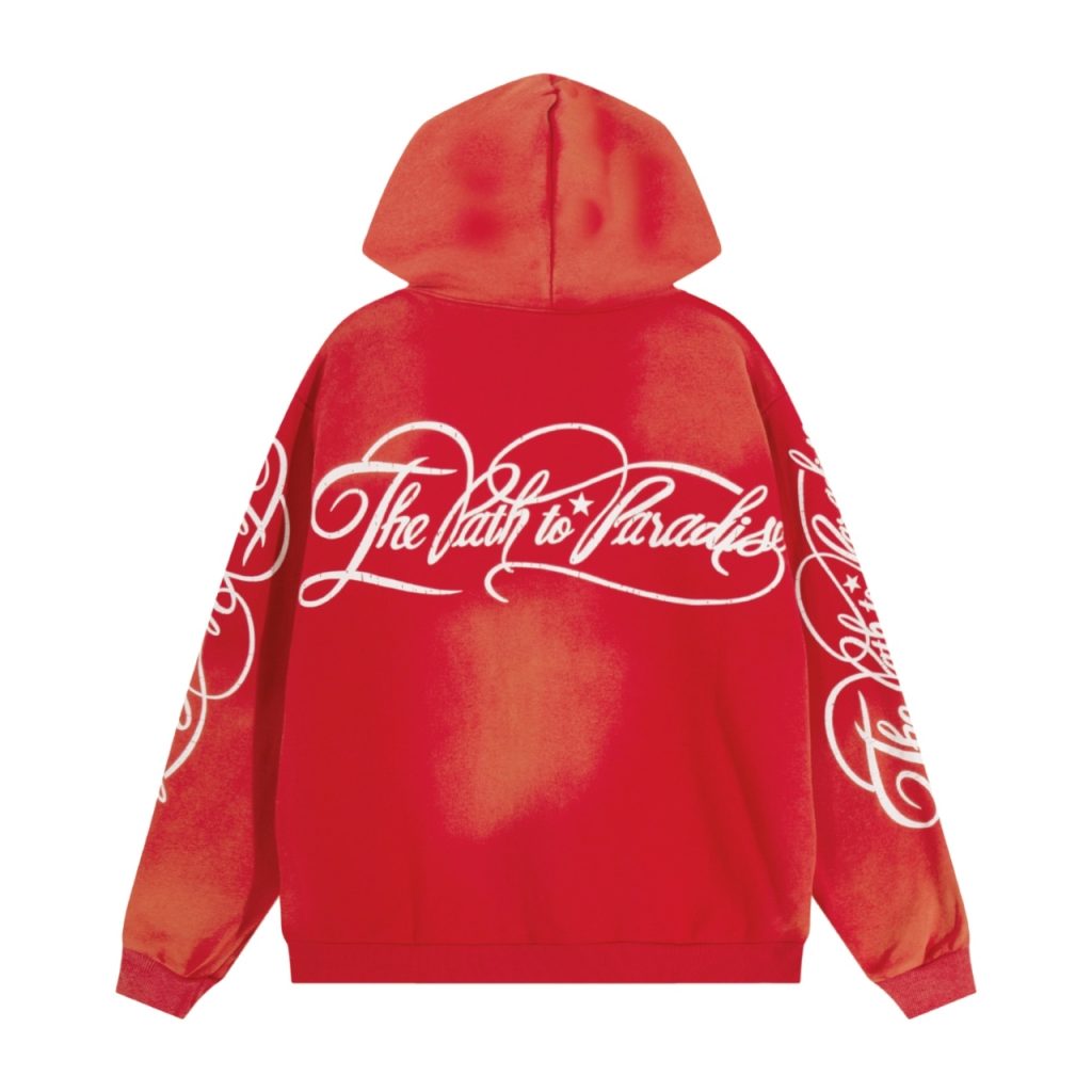 Hellstar Trendy Zipper Hoodie Red OKZY2026793