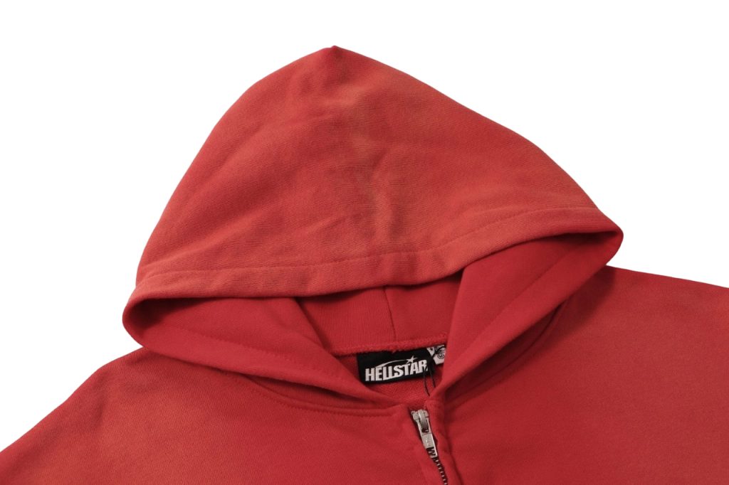 Hellstar Trendy Zipper Hoodie Red OKZY2026793