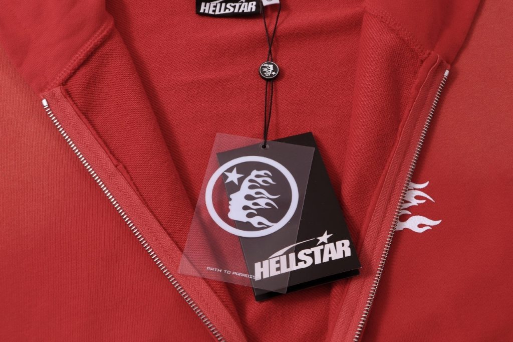 Hellstar Trendy Zipper Hoodie Red OKZY2026793