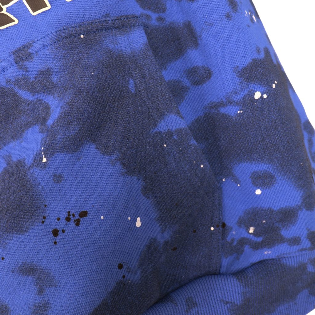Hellstar Sports Tie-Dye Skull Hoodie Blue OKZY2026794