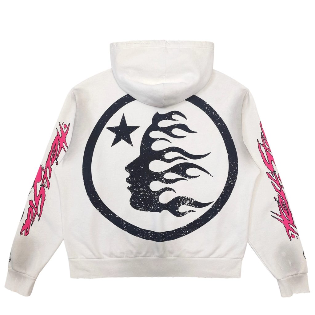 Hellstar Records Glitter Zip-Up White OKZY2026797
