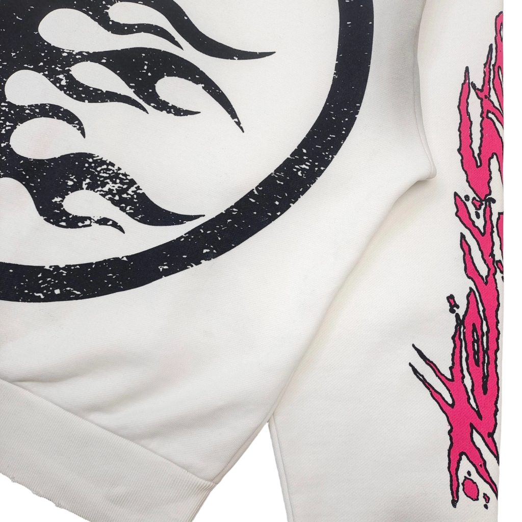 Hellstar Records Glitter Zip-Up White OKZY2026797