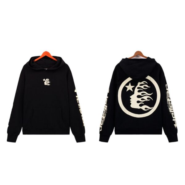 Hellstar Speed Hoodies Black White OKZY2026799