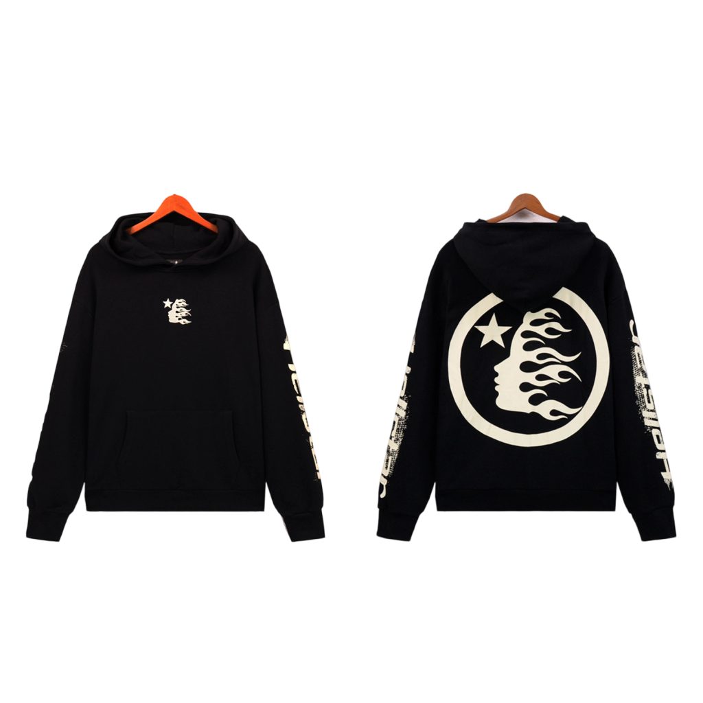 Hellstar Speed Hoodies Black White OKZY2026799