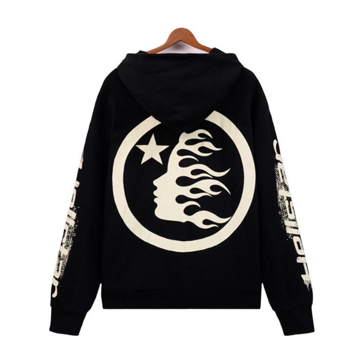 Hellstar Speed Hoodies Black White OKZY2026799