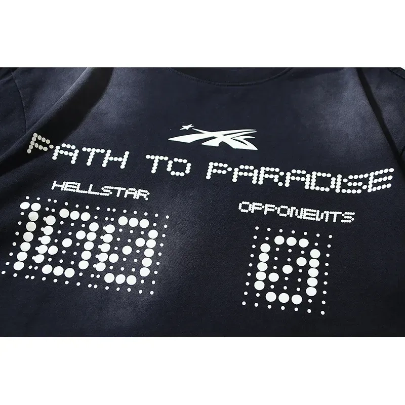 Hellstar Path To Paradise Black Long Sleeve Tee OKZY2026803