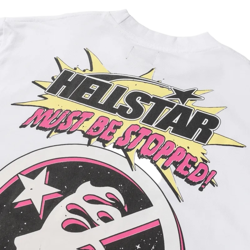 Hellstar Breaking News White Long Sleeve Tee OKZY2026811
