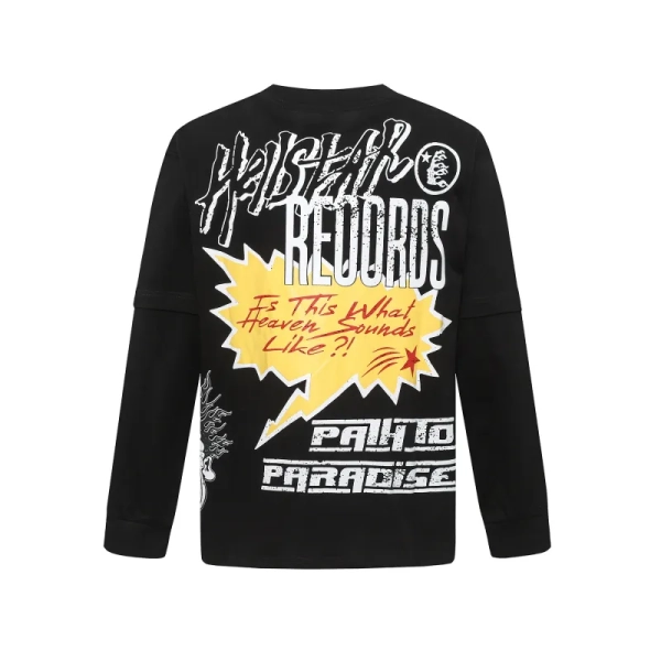 Hellstar Records Black Long Sleeve Tee OKZY2026823