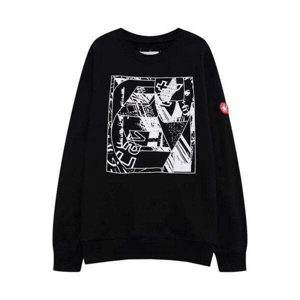 Cav Empt Abstract Collage Black Sweatshirt OKZY2026833