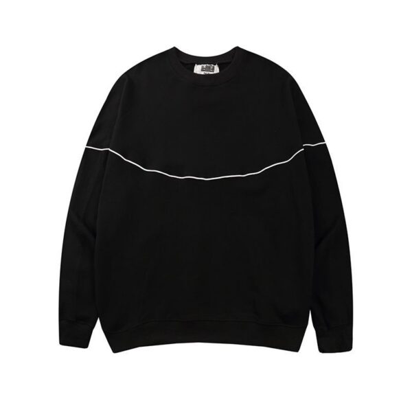 Cav Empt Curved Line Black Sweatshirt OKZY2026836