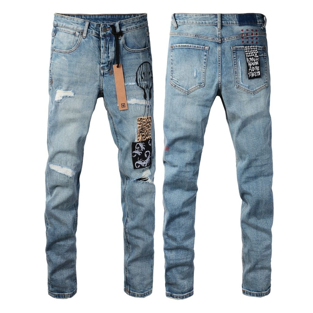 Ksubi Scorpion Leopard Patch Jeans OKZY202686