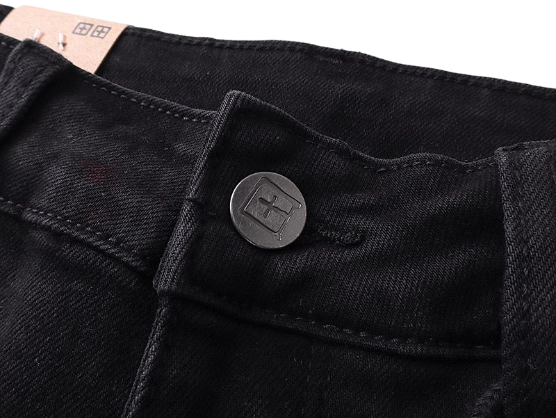 Ksubi Black Red Streak Slim Jeans OKZY202687