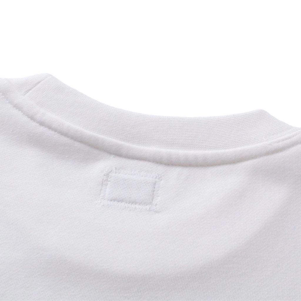 C.P. Company Square Logo Crewneck Sweatshirt White OKZY2026895