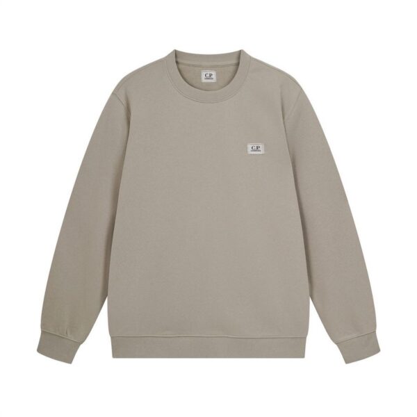 C.P. Company Small Logo Khaki Crew Sweatshirt OKZY2026915