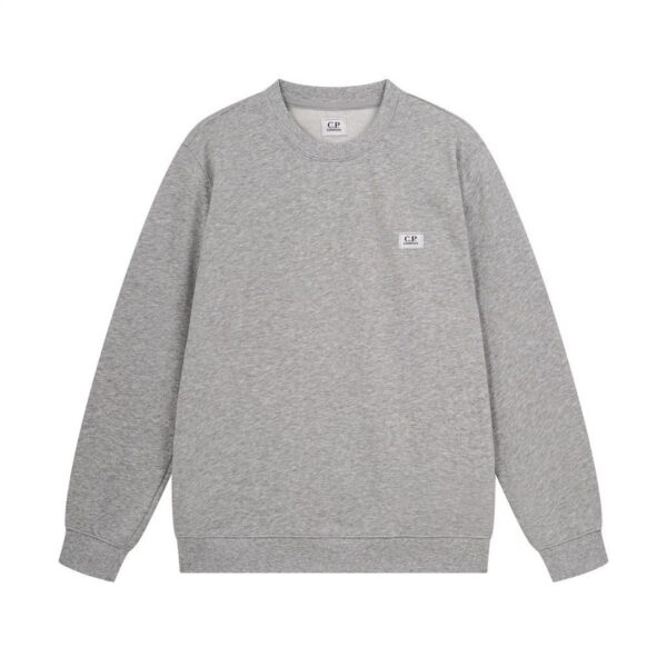 C.P. Company Small Logo Heather Grey Crew Sweatshirt OKZY2026918