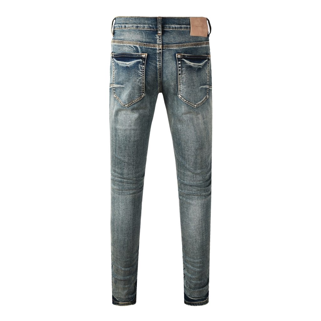 Purple Brand Red Stitch Ripped Jeans OKZY202691
