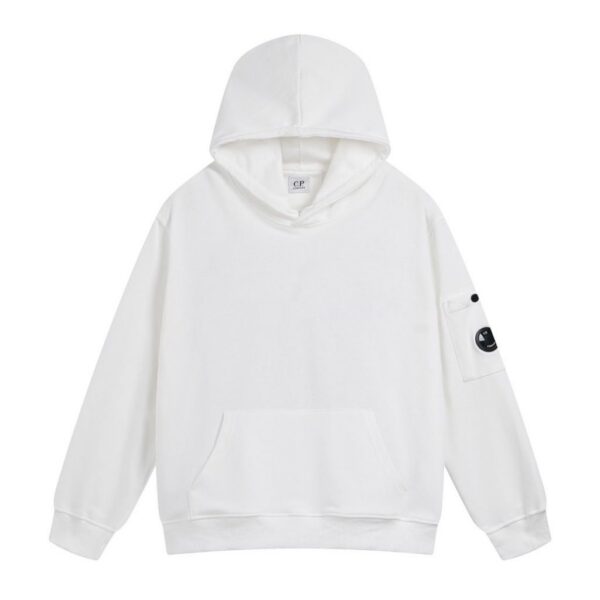 C.P. Company White Pullover Hoodie OKZY2026926
