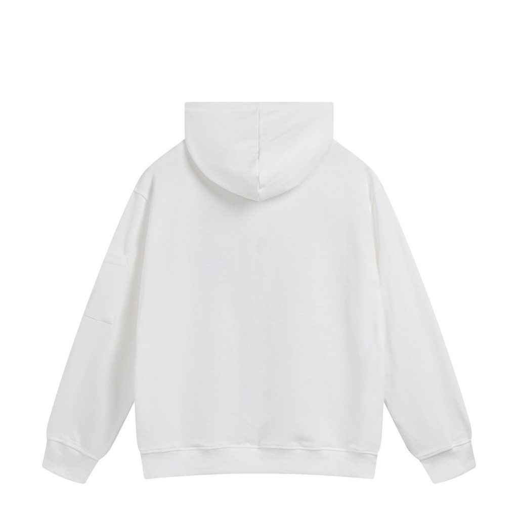 C.P. Company White Pullover Hoodie OKZY2026926