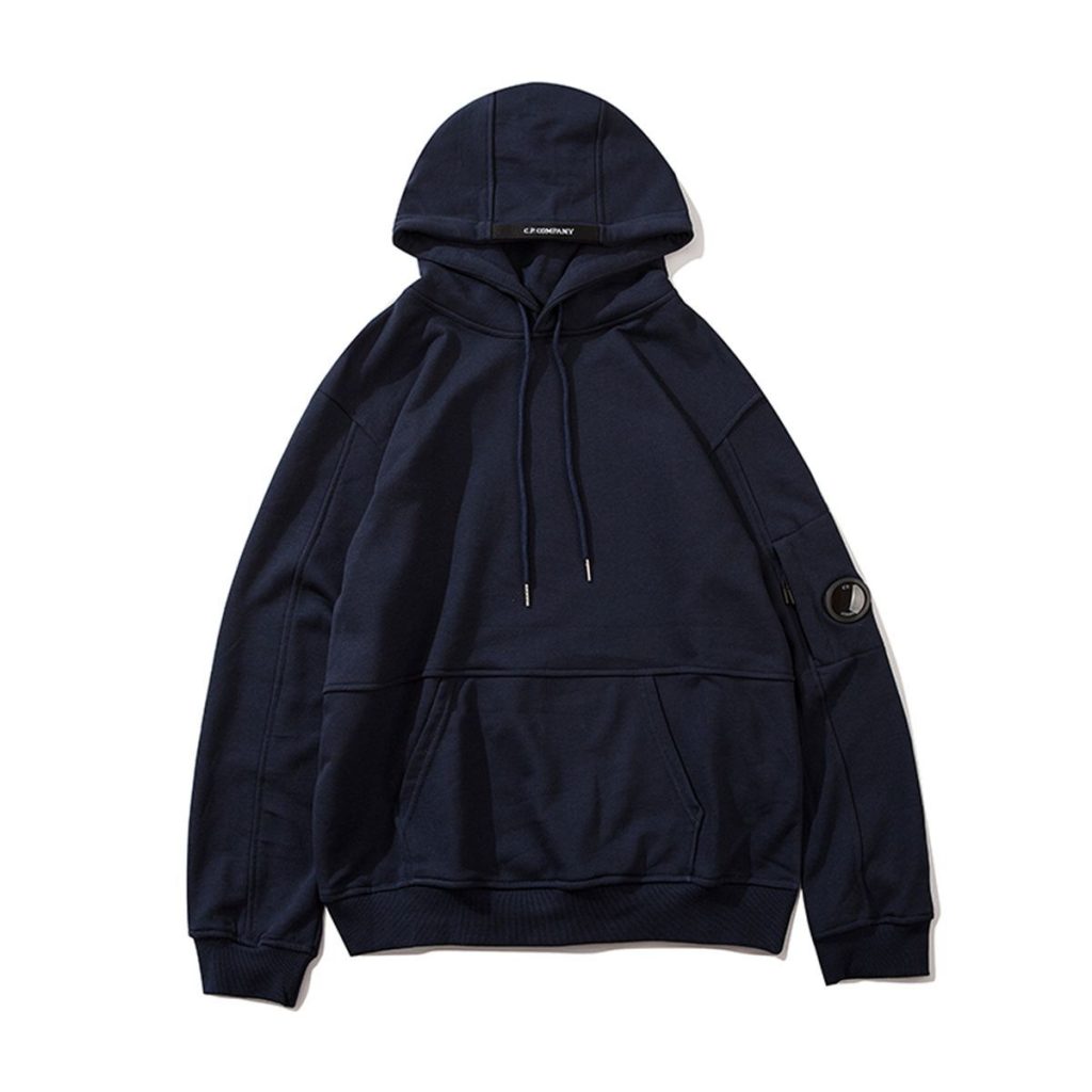 C.P. Company Navy Arm Lens Hoodie OKZY2026932