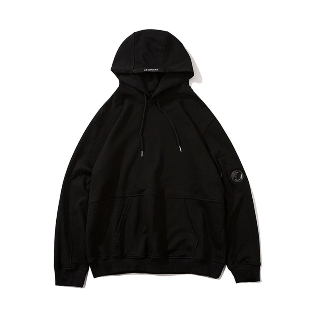 C.P. Company Black Arm Lens Hoodie OKZY2026934