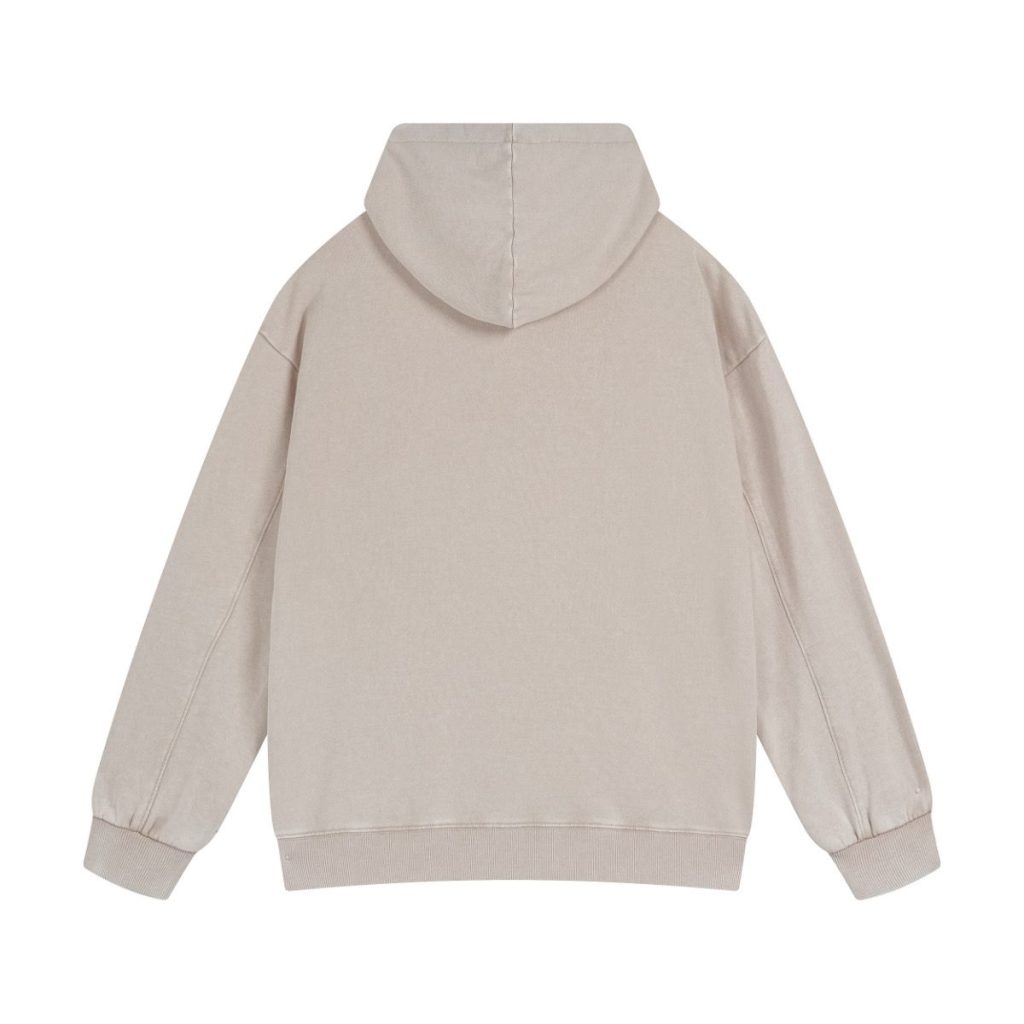 C.P. Company Washed Beige Logo Pullover Hoodie OKZY2026946