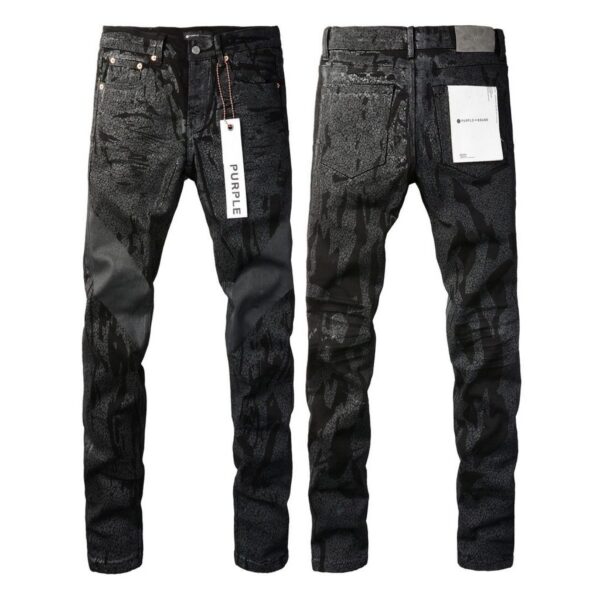 Purple Brand Cracked Texture Denim Pants OKZY202694