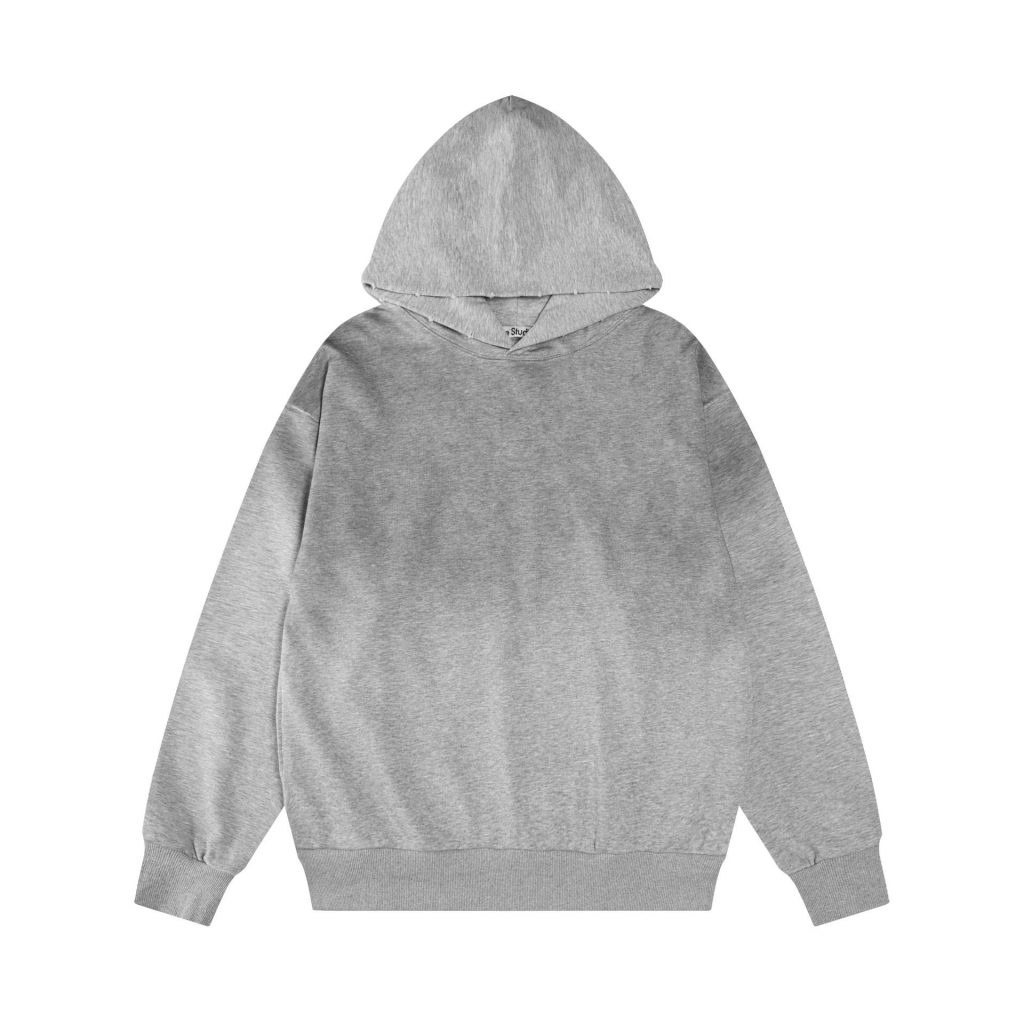 Acne Studios Faded Grey Stockholm 1996 Back Print Hoodie OKZY2026954